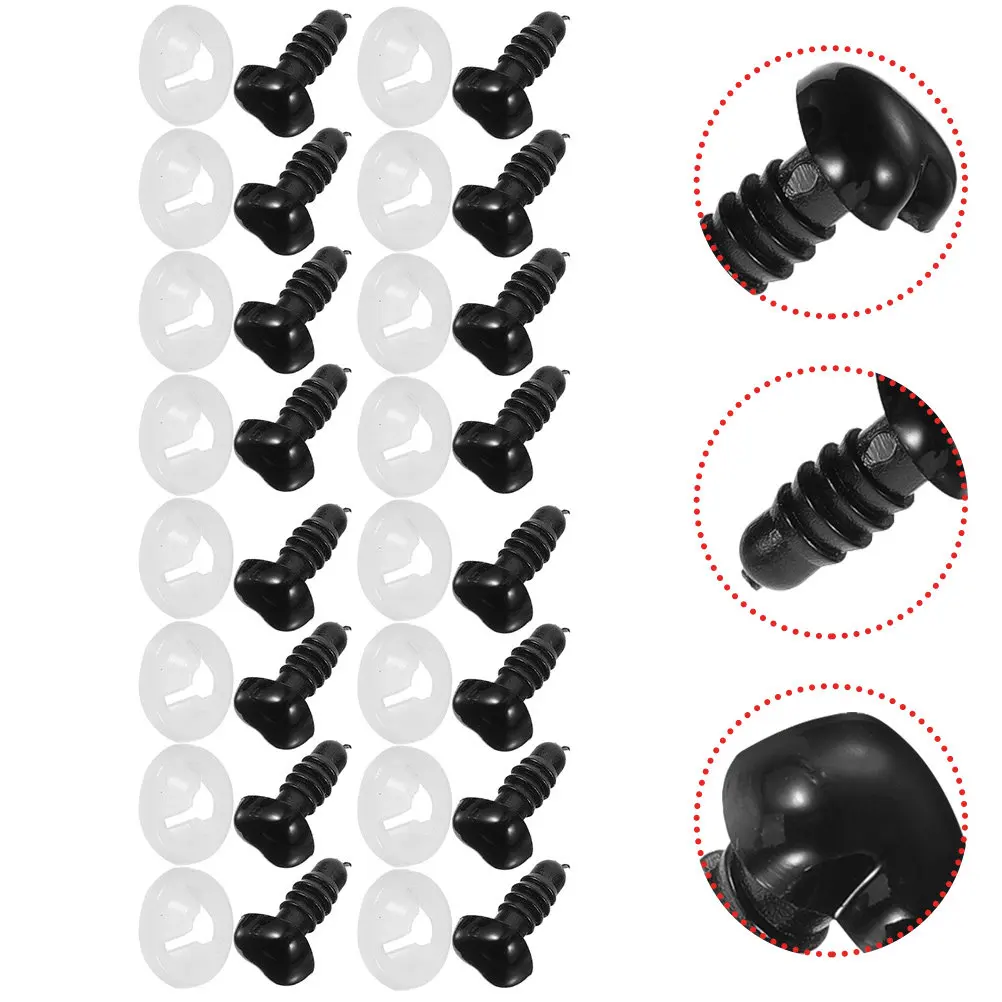 

100 шт. безопасных пластиковых носиков в форме сердца для мягких игрушек, реалистичные, для вязания крючком, рукоделия, аксессуары для творчества