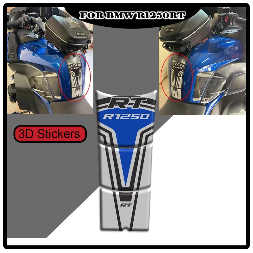 

For BMW R1250RT R 1250 R1250 RT Motorcycle Tank Pad Side Gas Fuel Oil Kit Knee Trunk Luggage Cases 3D Stickers Decal Protector