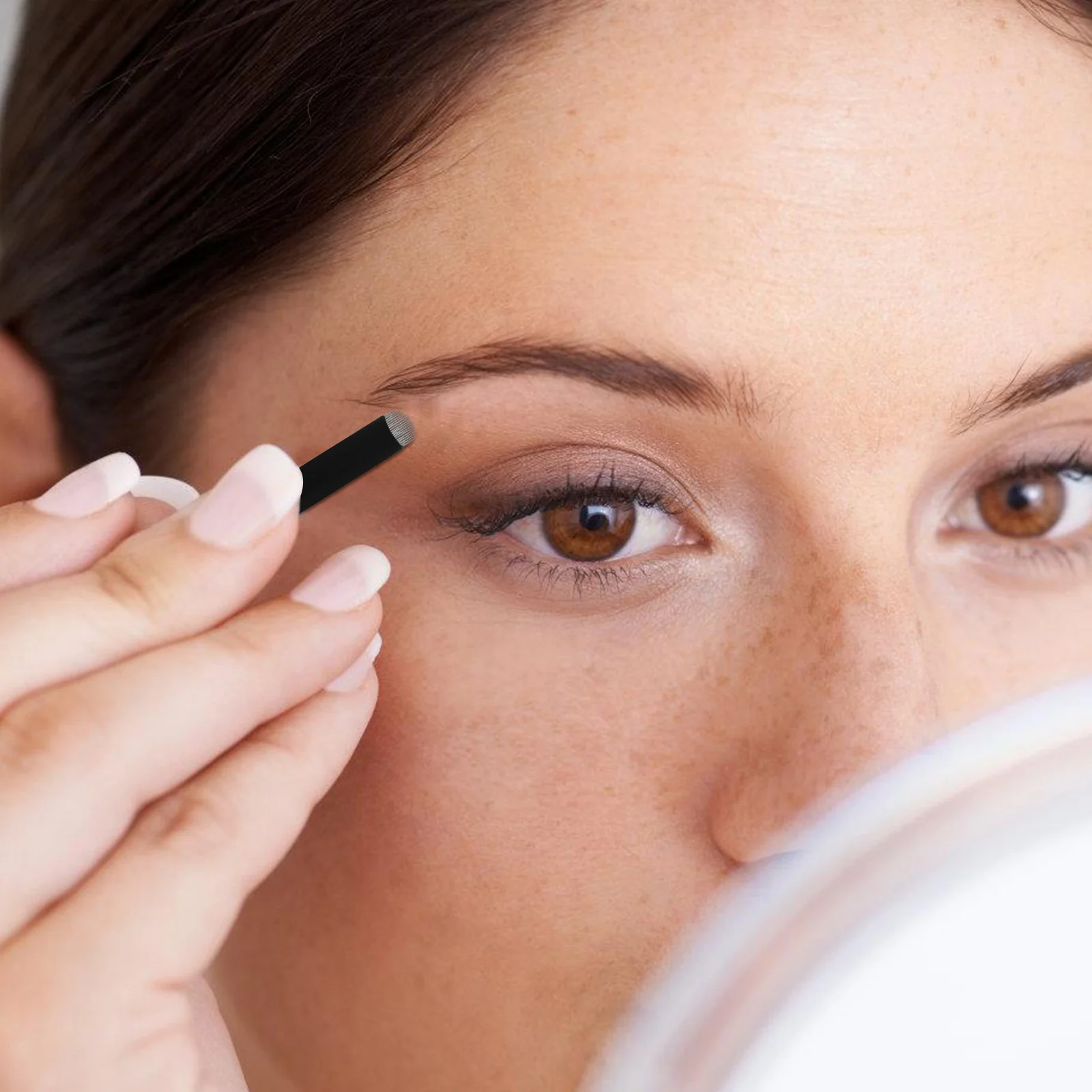 50Pcs Manual Microblading Needles Water Mist Brow Fine Shading Technique Lightweight Mist Application for Salon Or