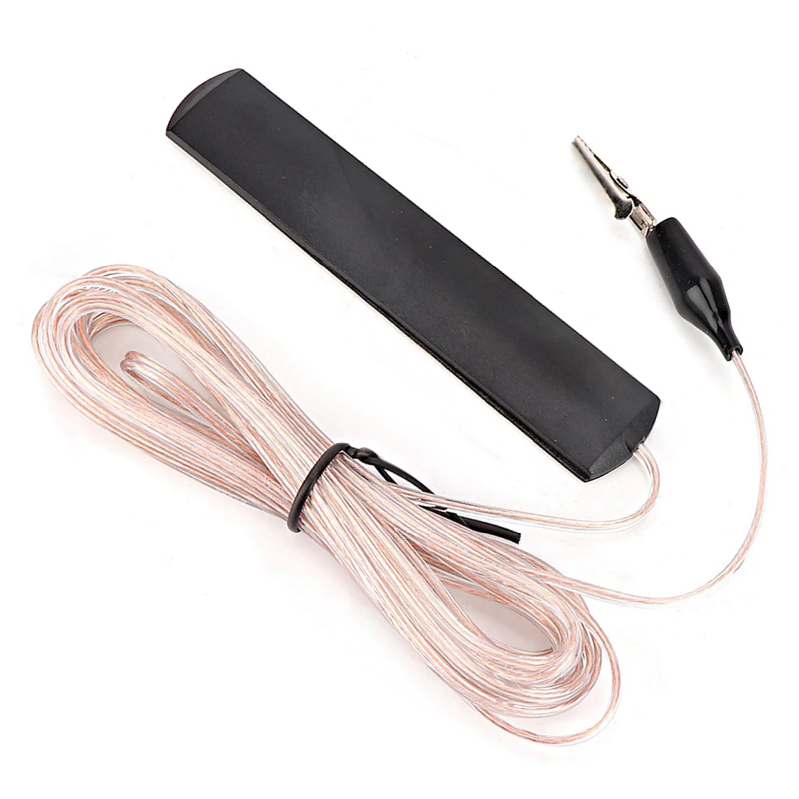 Car 300cm ANT-108SE Radio FM Stereo Antenna Alligator Clips Wire Antenna Signal High Gain Amplifier Booster Stable Signal