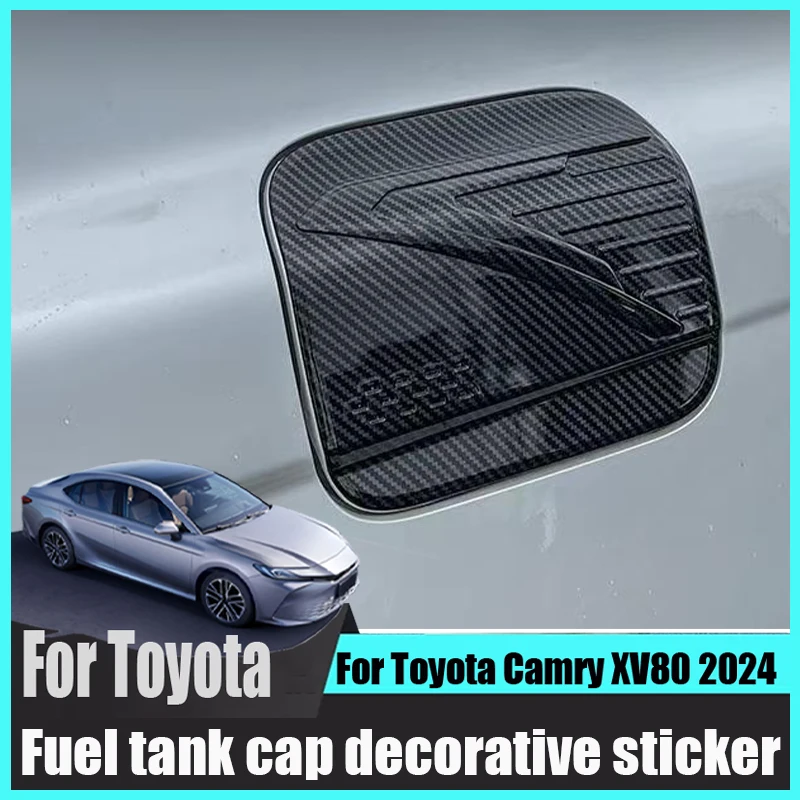 For Toyota Camry XV80 2024 Automotive exterior modification Car Fuel tank cap decorative protective shell sticker