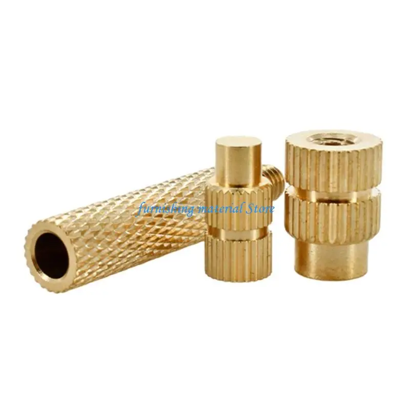 

Y5GD Temperature Resistant Brass Thermal Insert Nut Corrosion Proof Inserts for Secure Welding & Circuit Board Repairs
