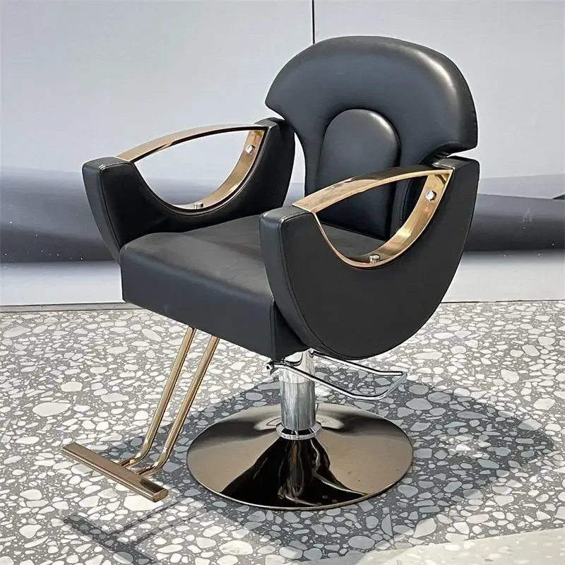 

Swivel Barber Chair Professional Esthetician Salon Recliner Pedicure Chair Manicure Massage Beauty Sillas Barberia Furniture