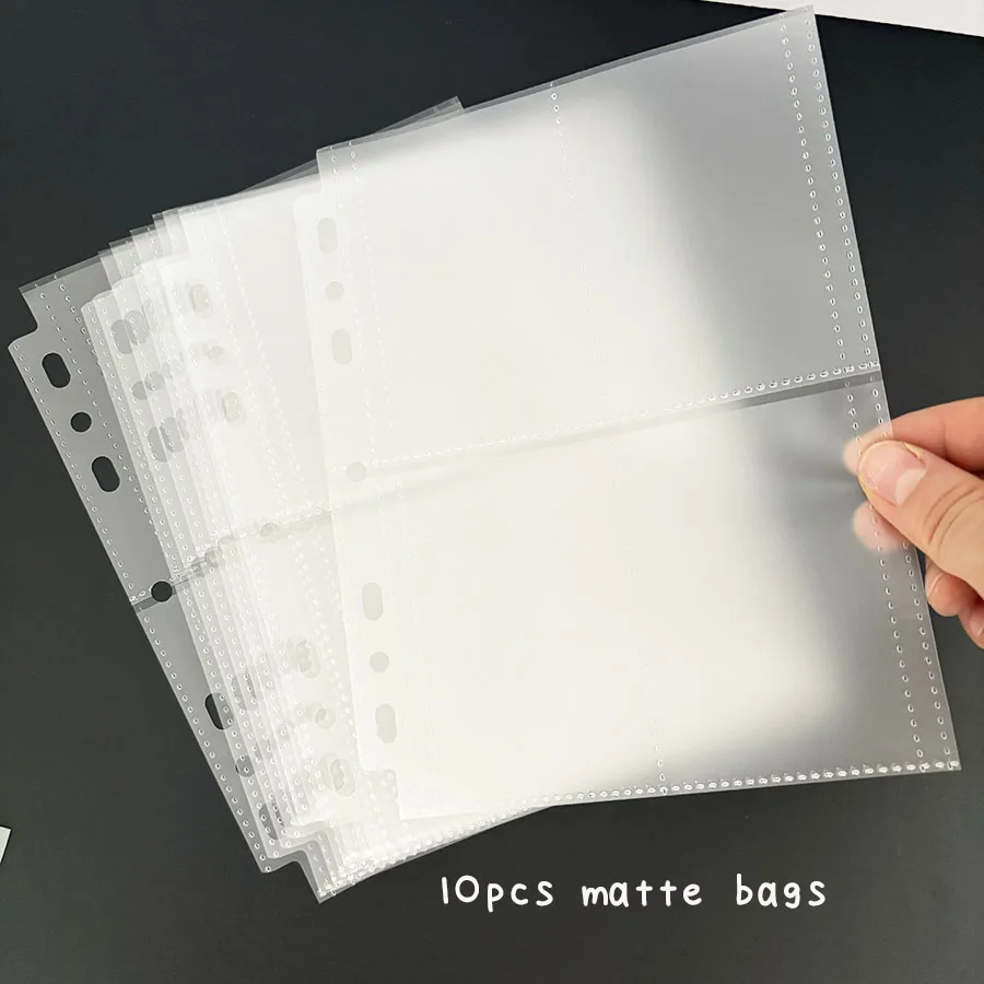 10 Stück matte Hüllen, 50 Stück 58 x 89 mm, 65 x 90 mm Postkartenbeutel, superschlanker Filmhalter – Detail 8