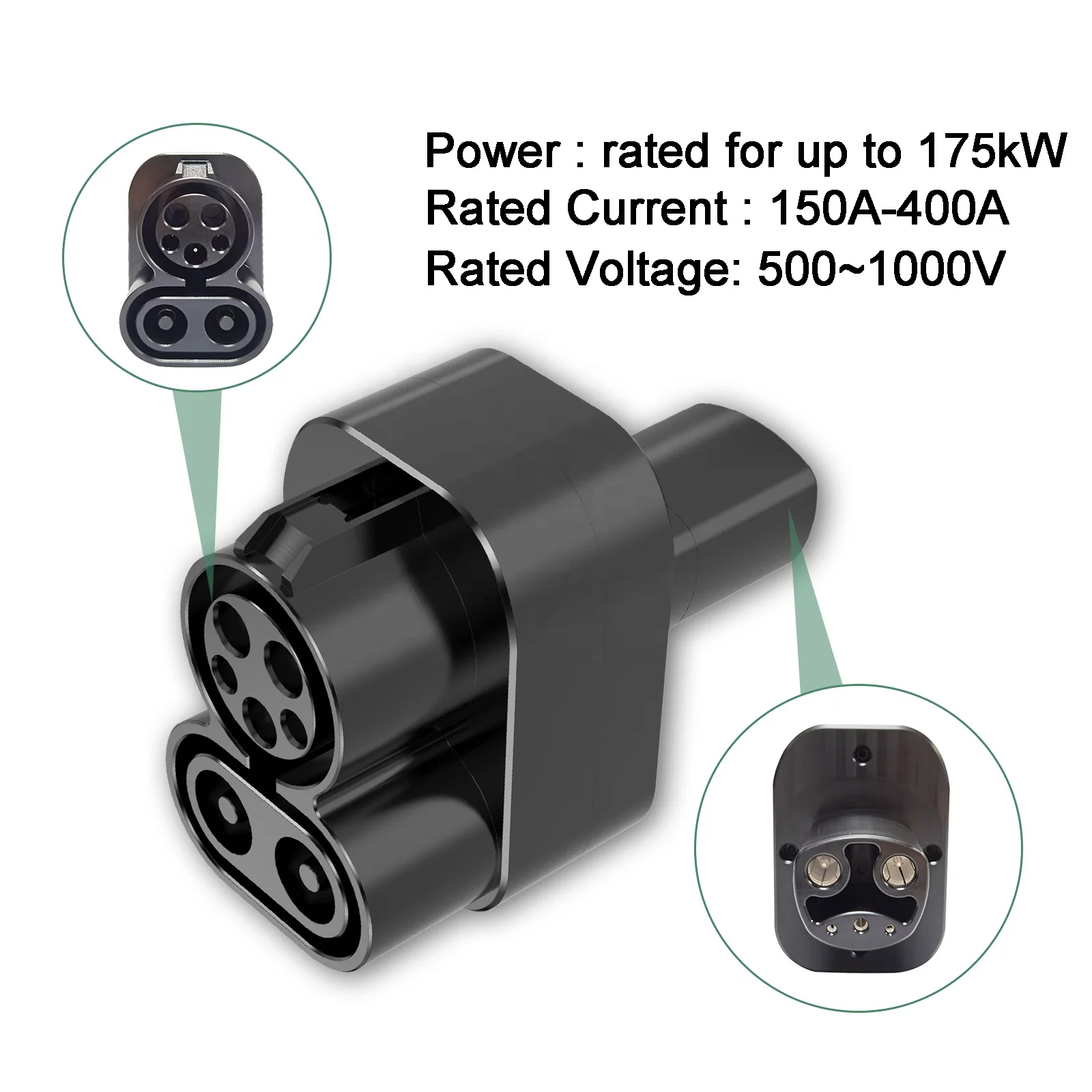 Standard Certified CCS1 Adapter Have IP55 Waterproof CCS1 Adapter Chademo CCS Adapter