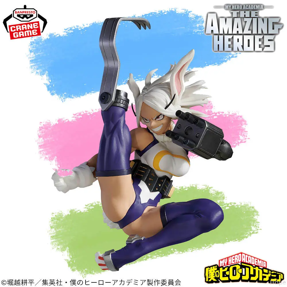 

In Stock Original BANPRESTO THE AMAZING HEROES PLUS My Hero Academia Mirko Figure Anime Model Genuine Boxed Toy