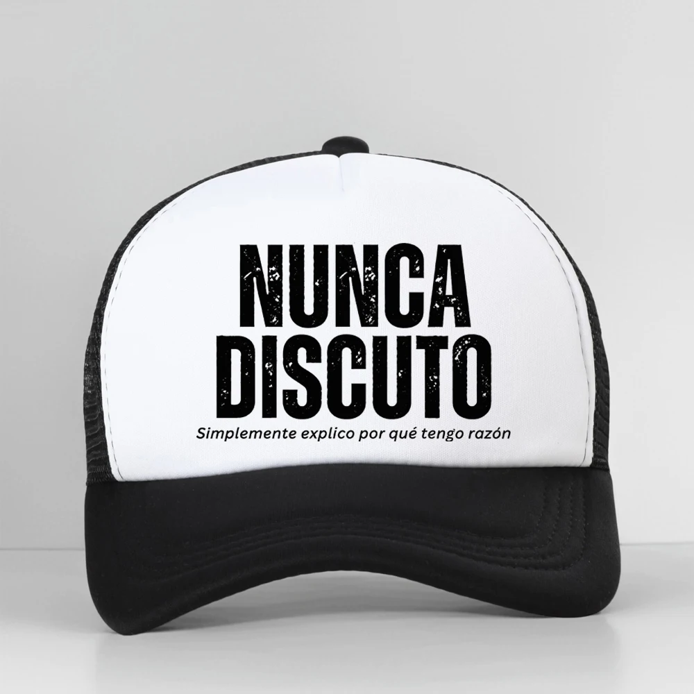 

I Never Argue I Explain Why I Am Right Funny Phrase Spanish Humor Baseball Cap Unisex Breathable Adjustable Sun Hat