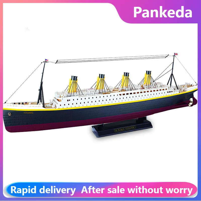 

Large Simulation RC Ship 81CM Toy Sea Grand Cruise Ship Flash Led Lights Waterproof Boat Professional Ship Water Toy Gifts