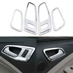 For Ford Kuga Escape 2016 2017 2018 2019 Inner Door Handle Cover Frame Decoration Sticker Trim Styling Interior Accessories