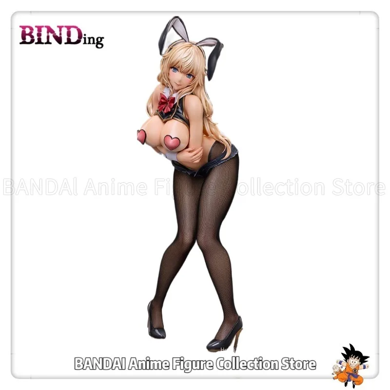 

No Bonus In Stock Original BINDing Native Miki Saegusa Reverse Bunny Ver Anime Humanoid Toys Gifts Decoration Collection