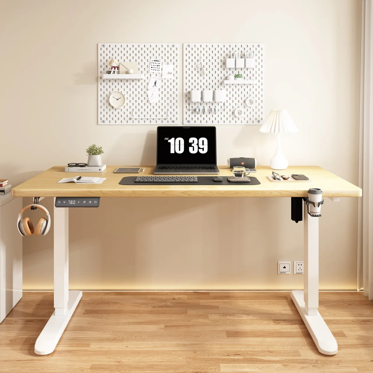 Hot Sell Height-adjustable Desk Standing Desk Motion Desk Smart Computer Desk Study Desk Learning Game Office 120x60cm 140x70cm