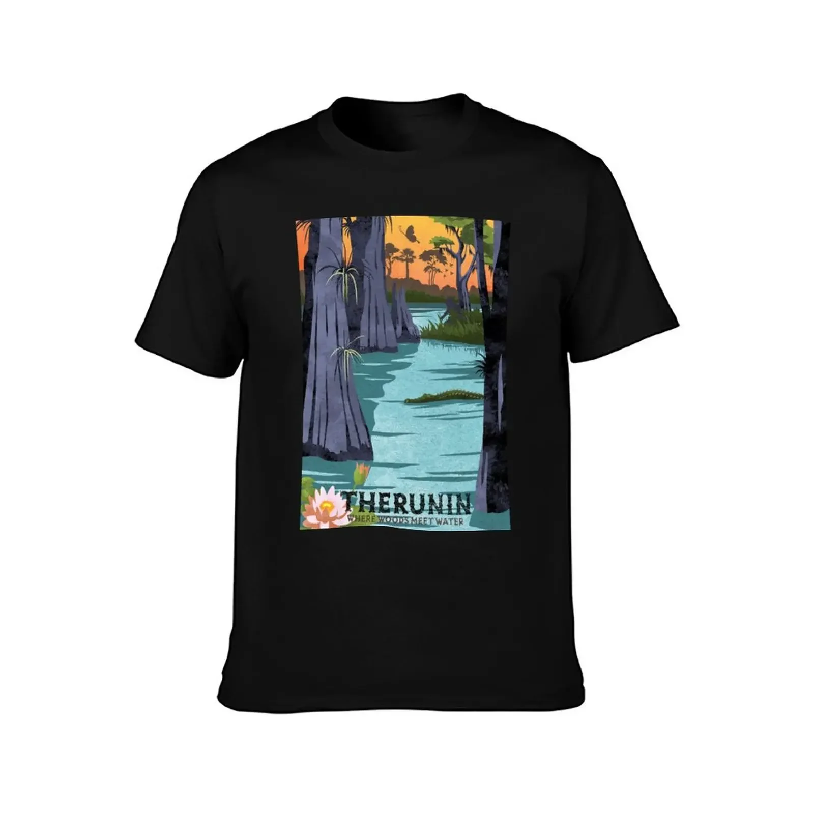 Therunin Tourist Poster T-Shirt sublime luxury designer mens big and tall t shirts