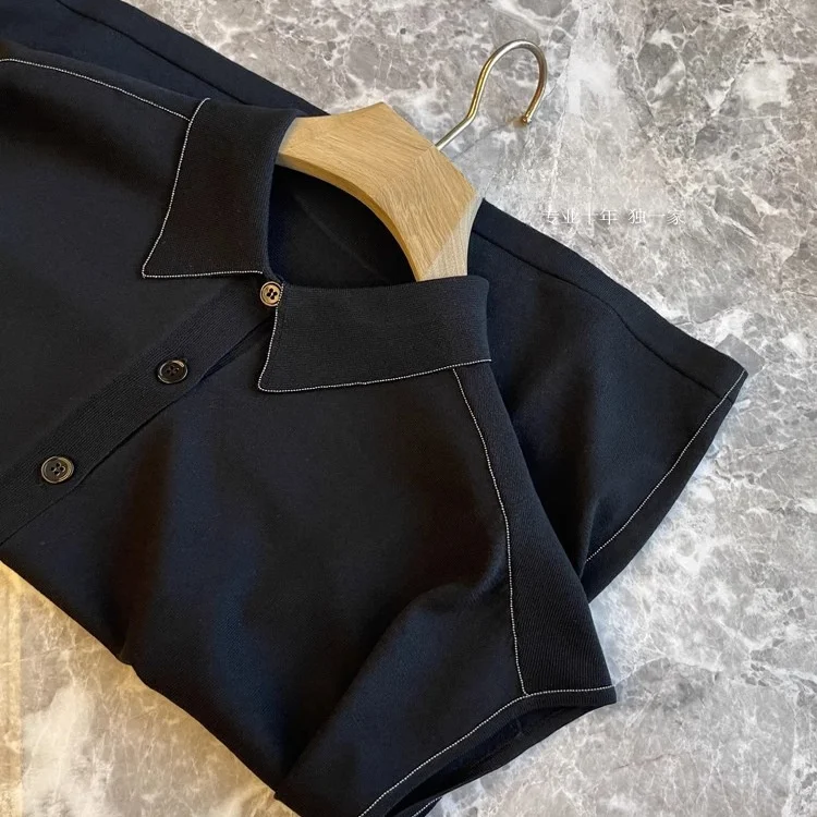 

Весна-лето женский трикотажный кардиган ort Sve Open Slim Fit для поездок на работу Sle Faionable BC Chain Self Kept