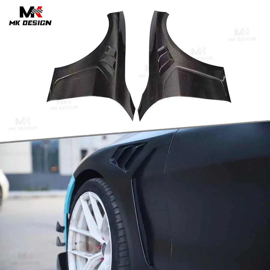 

ALP Style Carbon Fiber Front Fenders for BMW G80 M3 G82 M4 2021+ Front Vented Fender Trim Replacement Car Accessories