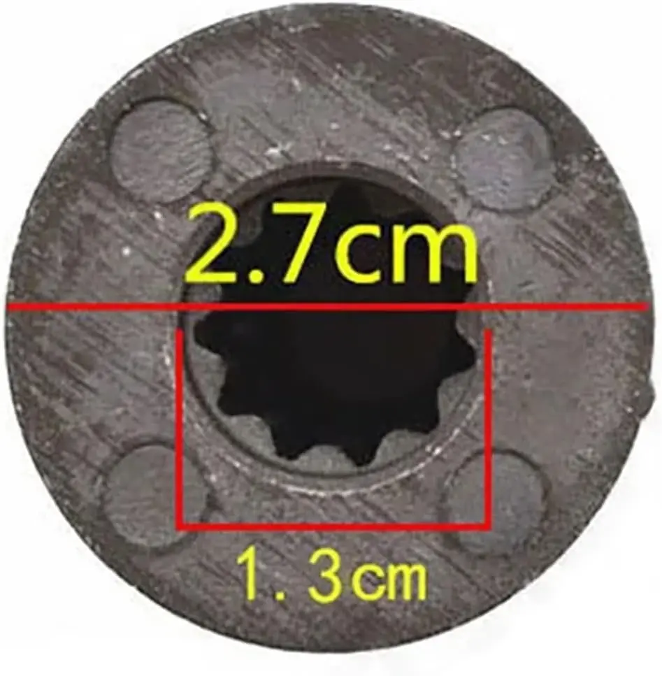 For 6.5KG Washing Machine Wave Wheel Pulsator Core Replacement Outer 13 Teeth Inner 11 Teeth Gray Dimension Match