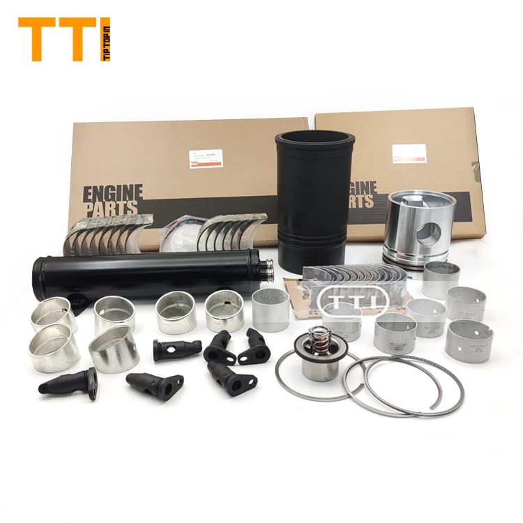 

NT855 Liner Kit N14 V28 NTA855 Cylinder Liner Kit Pistons 3055099 3801826 Havery Machinery Parts For Cummins