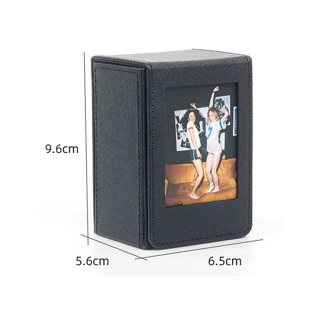 For Fuji Instant Film Cameras Instax Mini 12 11 9 90 8 99 EVO PVC Photo Storage Box Picture Display 3 Inch For Storage Photo
