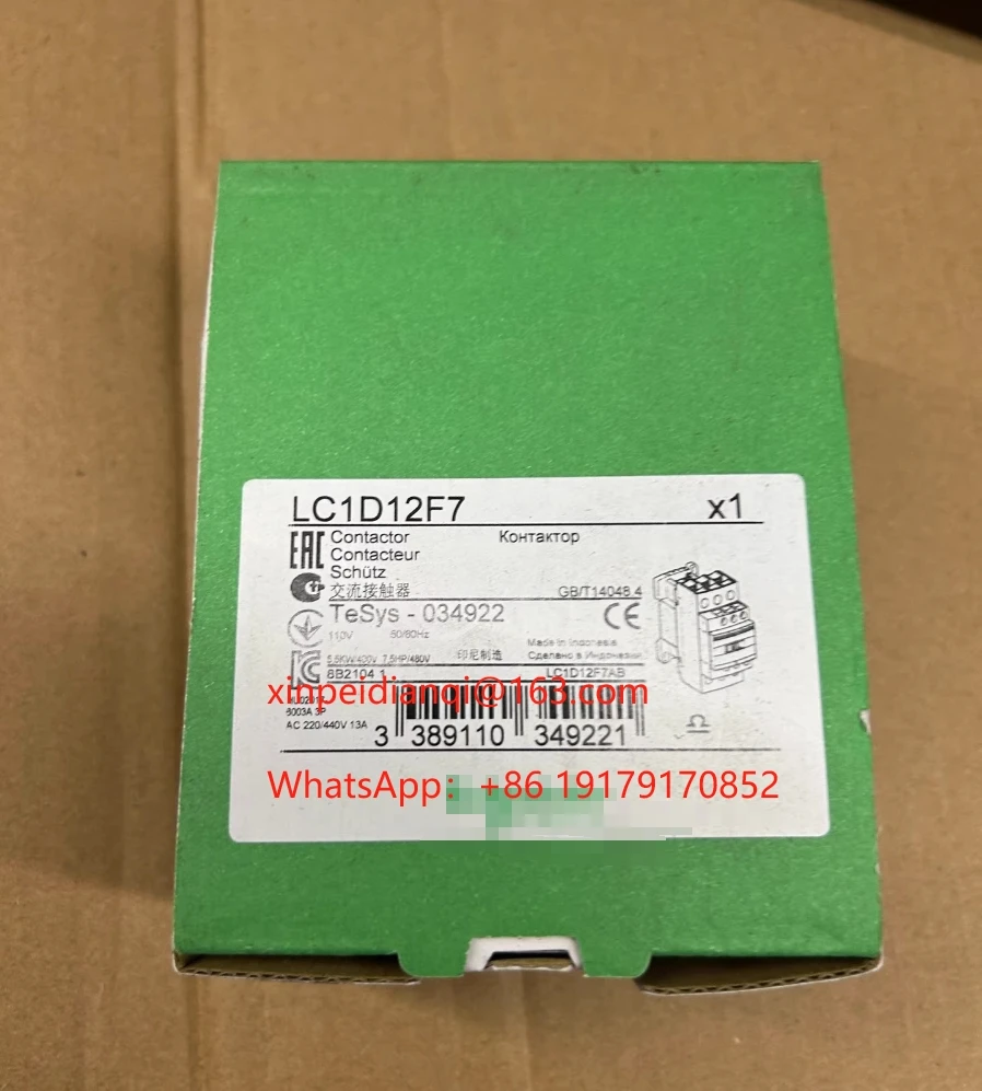 

Original LC1D09F7 LC1D12F7 LC1D18F7 LC1D25F7 LC1D32F7 LC1D38F7 LC1D40AF7 LC1D50AF7 LC1D65AF7 LC1D80F7 LC1D95F7 Contactor