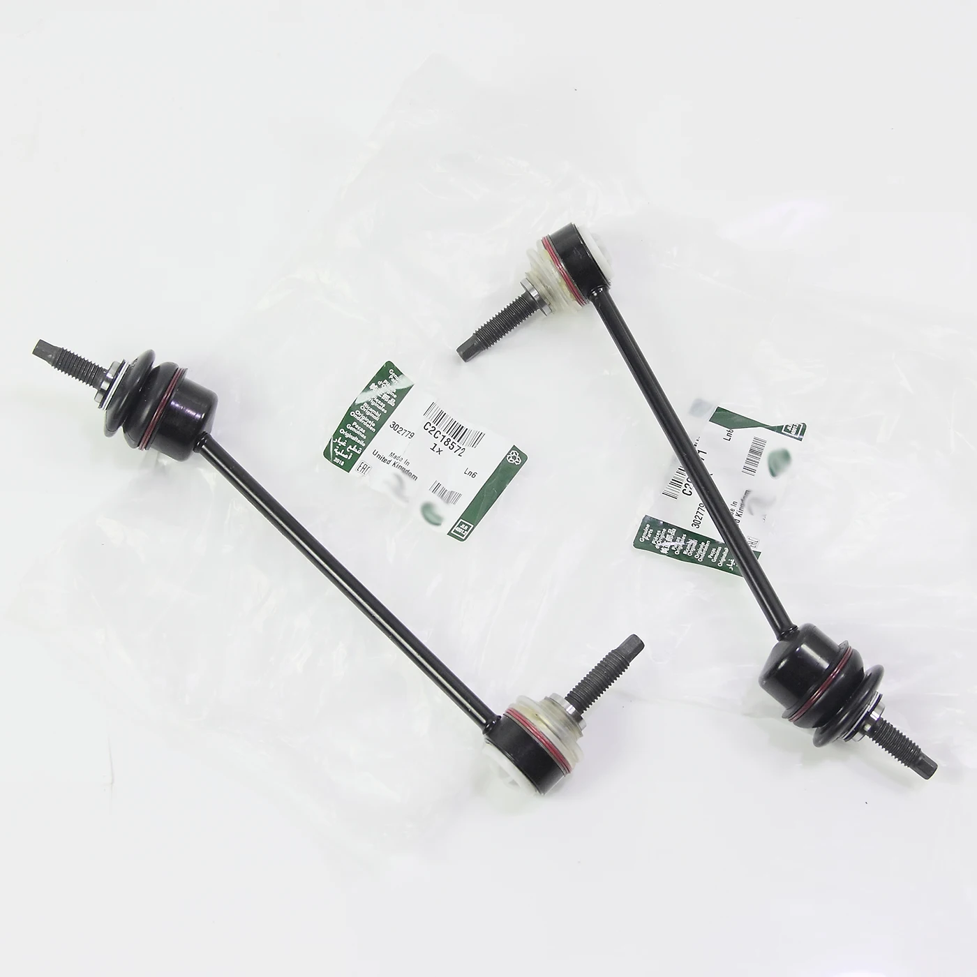 

for Jaguar Anti-Roll Bar Link C2C18571 C2C18572 XJ XK XF XFL F-TYPE Front/Rear Sway Bar Stabilizer Link Rod OEM Replacement