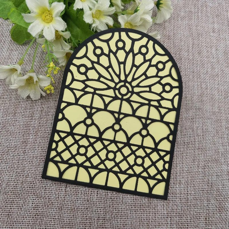 Style Window lace flowers Frame Metal Cutting Dies Stencils For DIY Scrapbooking Decorative Embossing Handcraft Templat