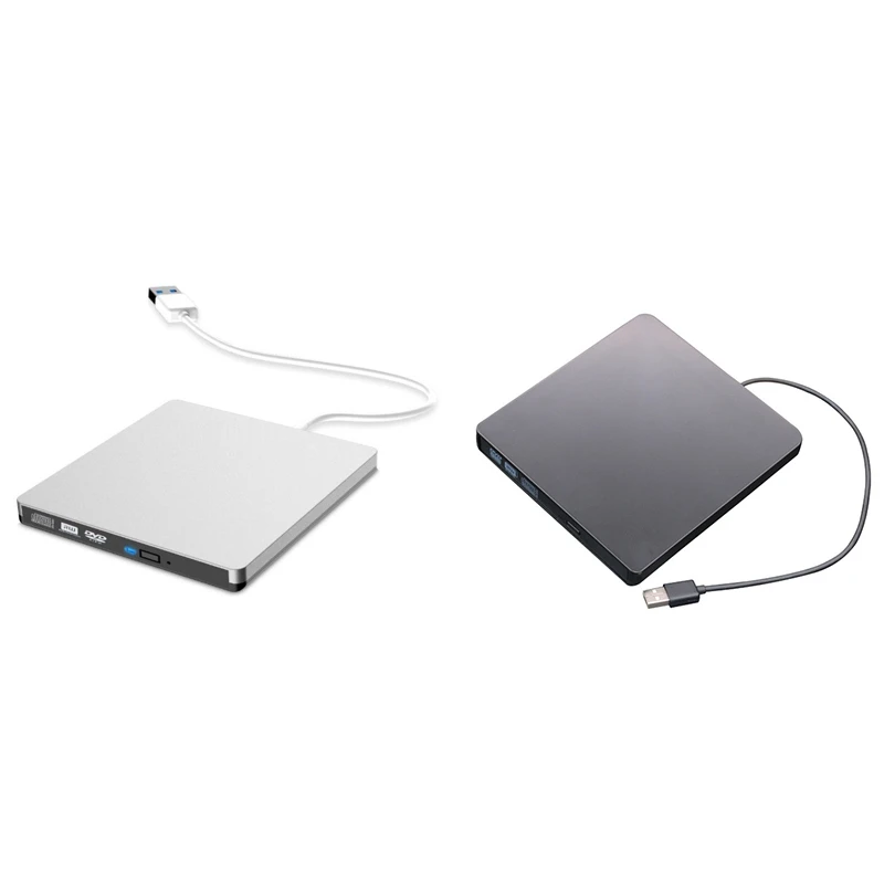 

ZIZI USB3.0 Внешний CD-плеер 12,7 мм Тип лотка Ультратонкий DVD-RW Оптический привод Регистратор для компьютера Портативный ПК