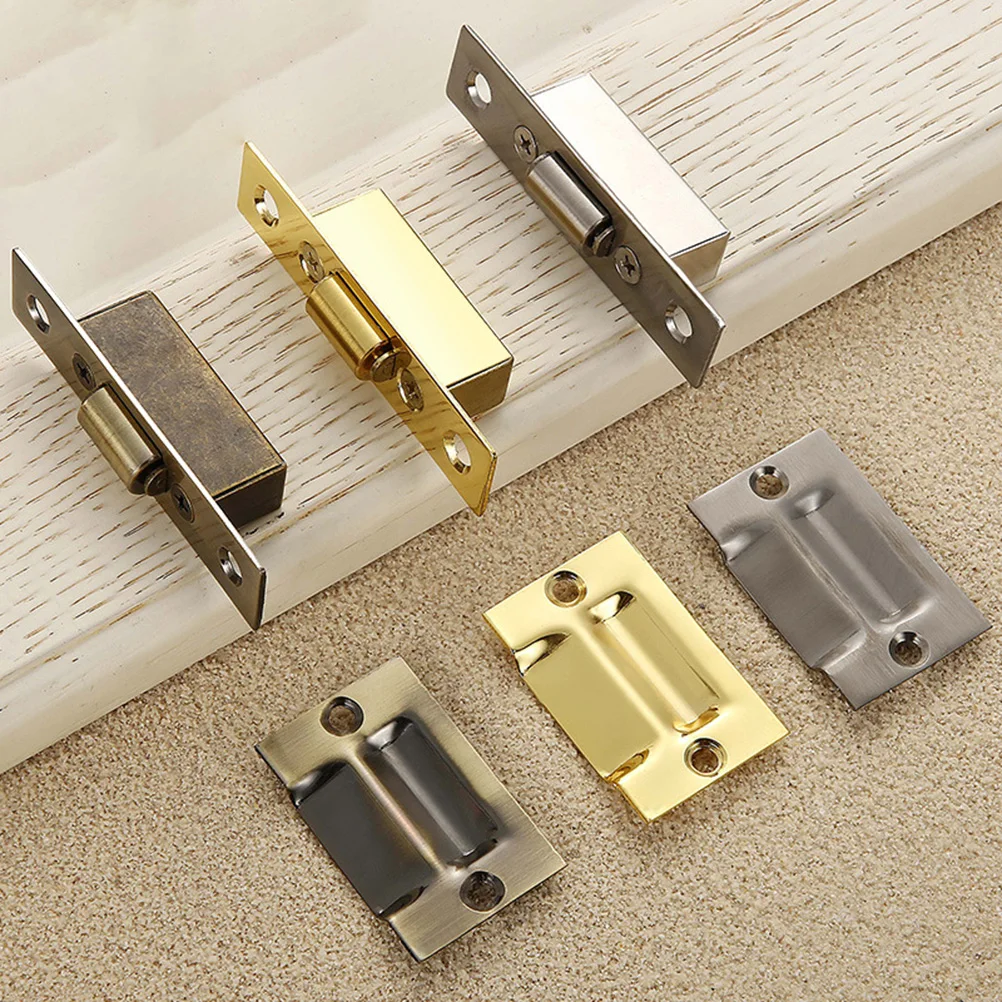 

Door Bead Ball Catch Closet Latches Stainless Rust Proof Durable Smooth Spring Cabinet Hardware Adjustable Catches
