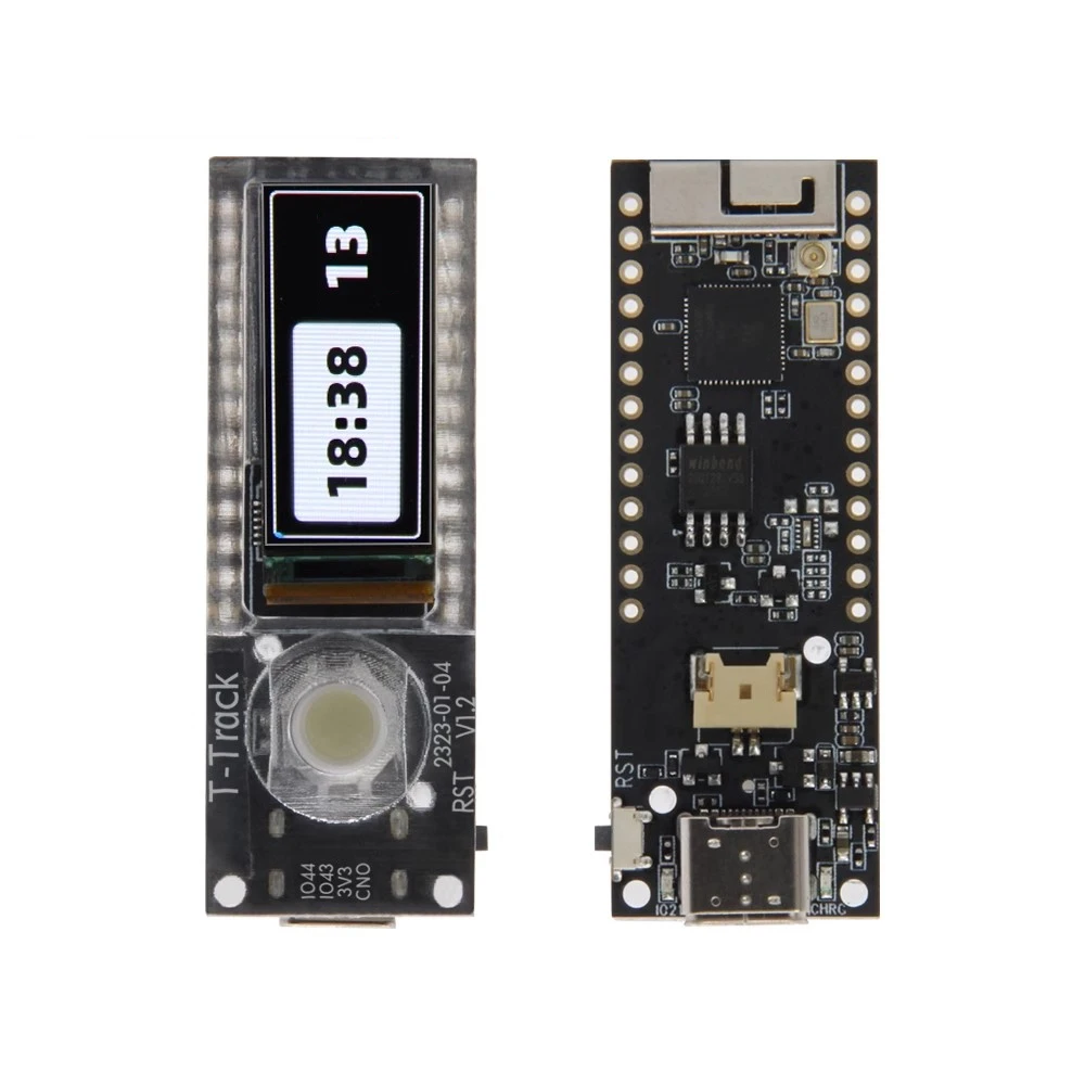 T-Track ESP32-S3 1.1 inch AMOLED trackball wireless module development board