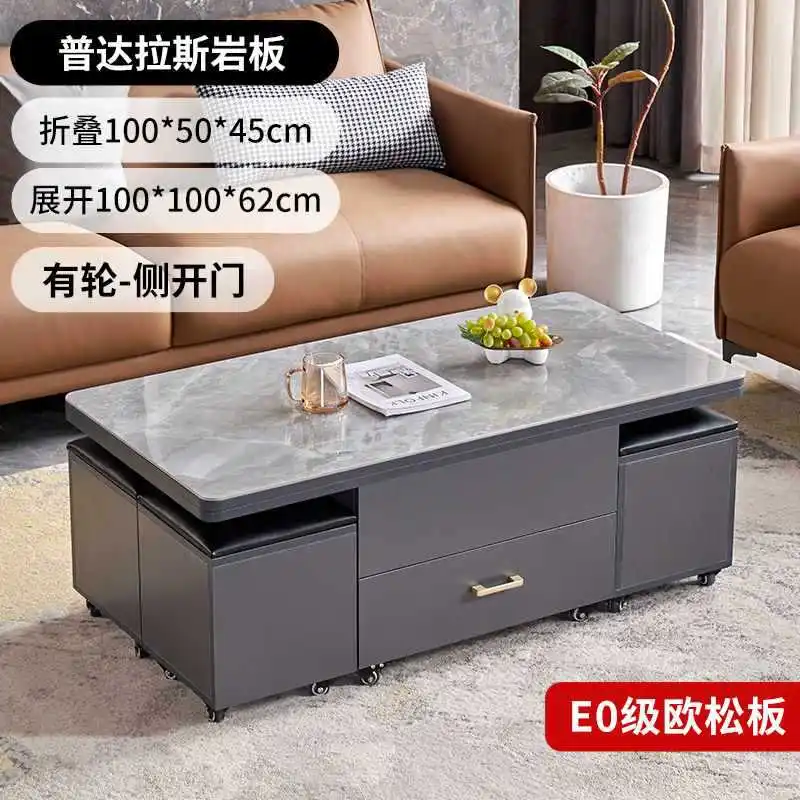 Household small apartment two-in-one folding movable multi-function