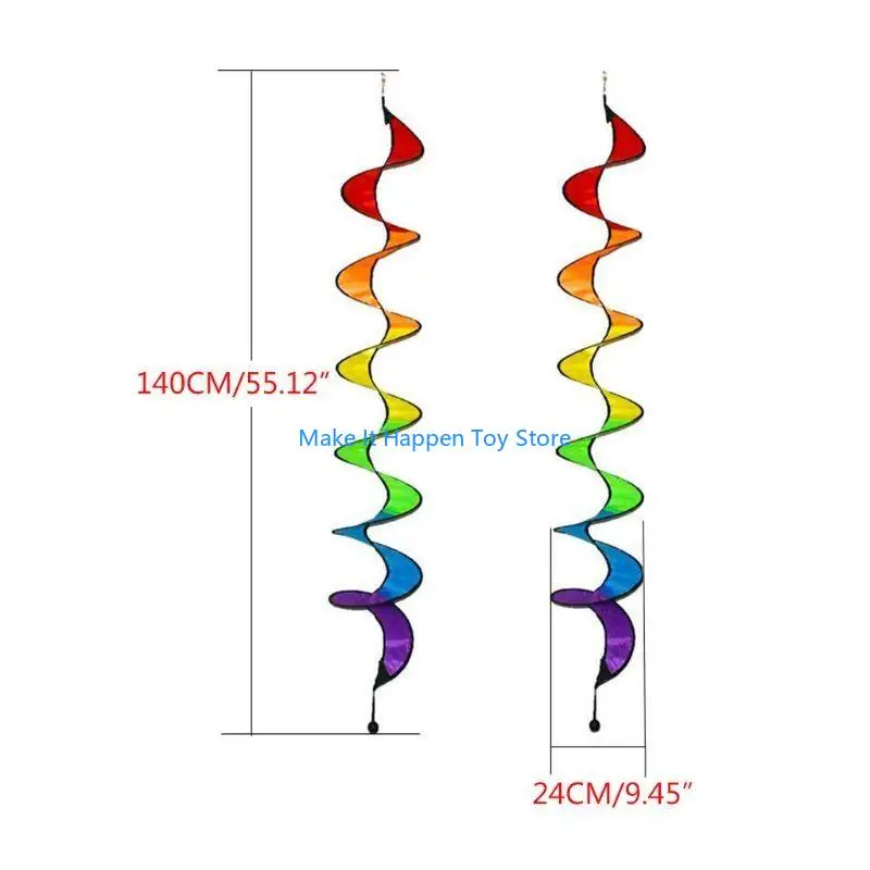 28EC Decoratieve hangende kleurrijke windmolen windsocks voor thuis/café Supiles stoffen speelgoed