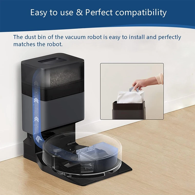 Мешки для пылесоса Запчасти для Roborock S7 Maxv Ultra / S7 Pro Ultra / Q7 Max / Q7 Max+/Q7 Max+Plus / S8+/Q5+ Вакуумный мешок для пыли