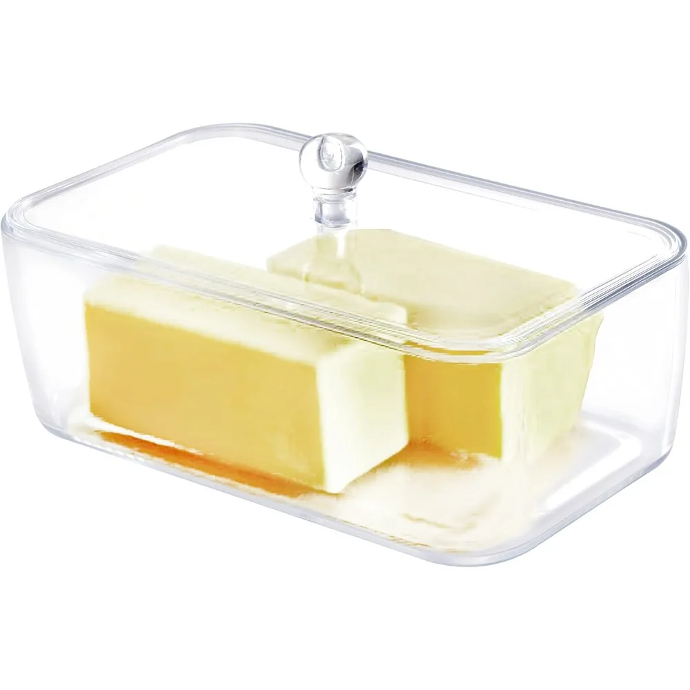 

Plastic Butter Keeper, Reusable Clear Butter Dish, Butter Container