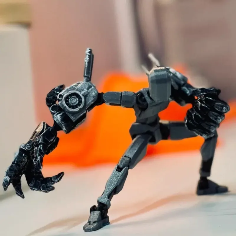 

Lucky 13 New Figure Iron Fist Movable Model Armor Soldier Multi-joint Movable Figurines Doll Assembly Mecha Toy Boy Holiday Gift