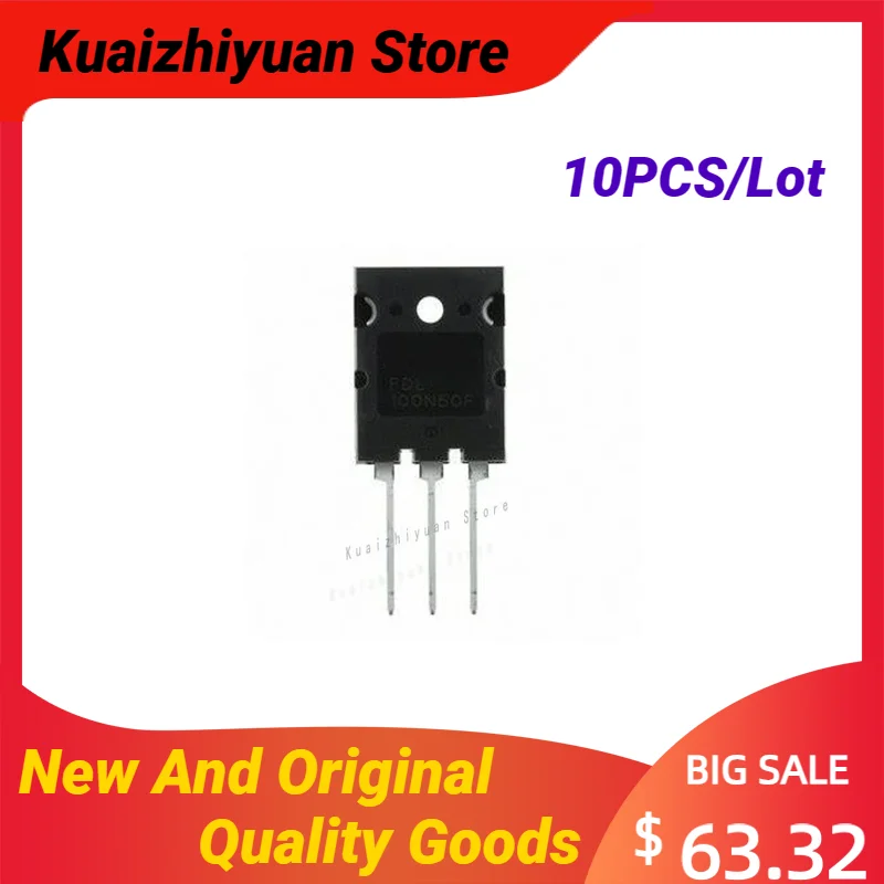 

10PCS/Lot New And Original FDL100N50F FDL100N50 100N50 Trans MOSFET N-CH 500V 100A TO-264 Quality Goods
