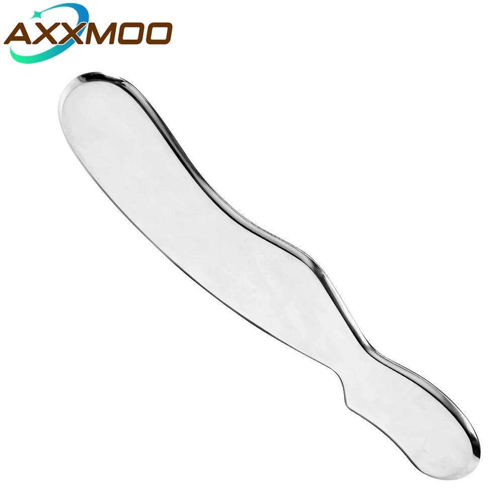 

Guasha Massage Tools, Grade Stainless Steel Scraping Tool for Soft Tissue Scraping, Used for Back, Leg, Reduce Head, Neck Pain