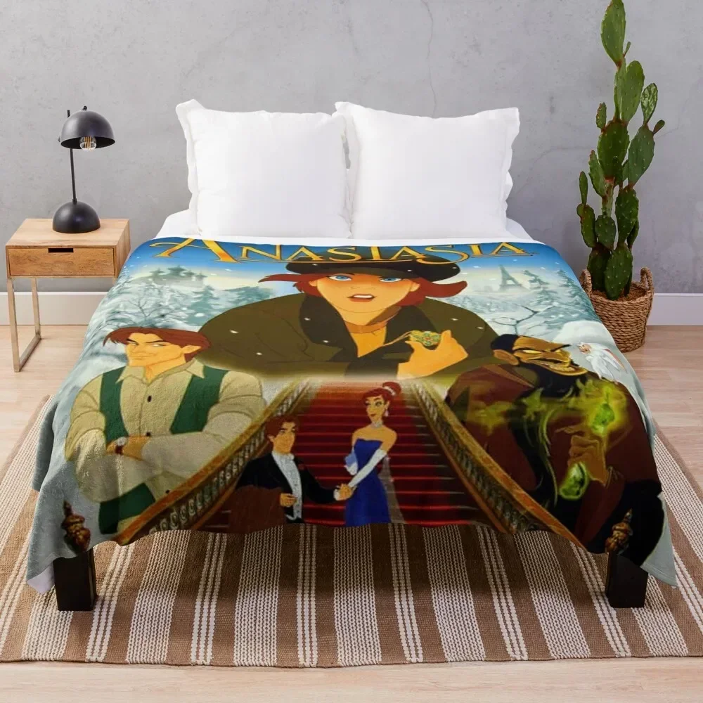 

Anastasia Classic Poster Throw Blanket Bed Fashionable blankets ands Blankets