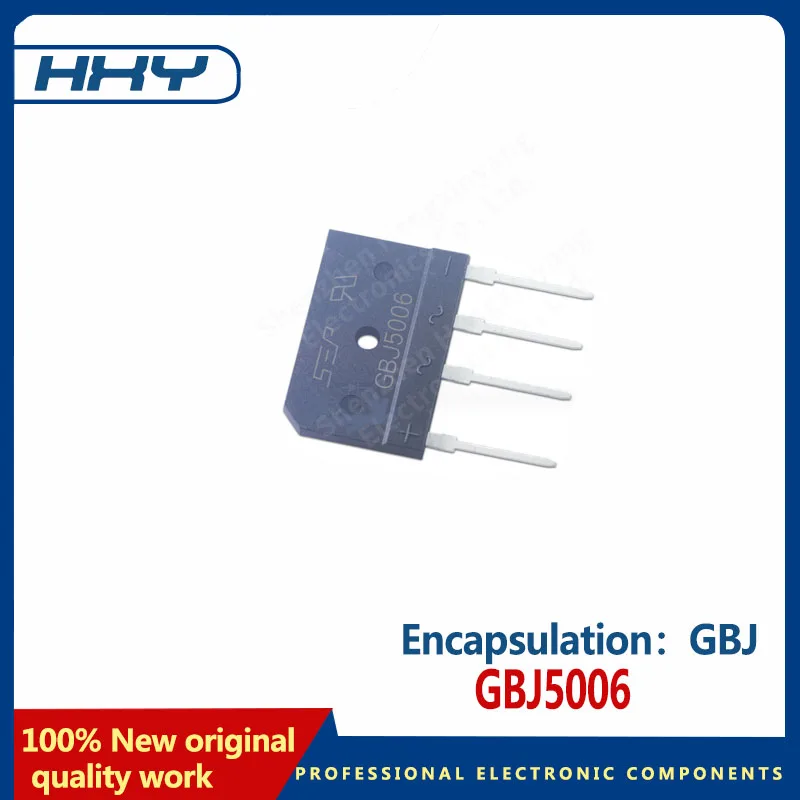 

10pcs GBJ5006 50A 600V package GBJ rectifier bridge diode