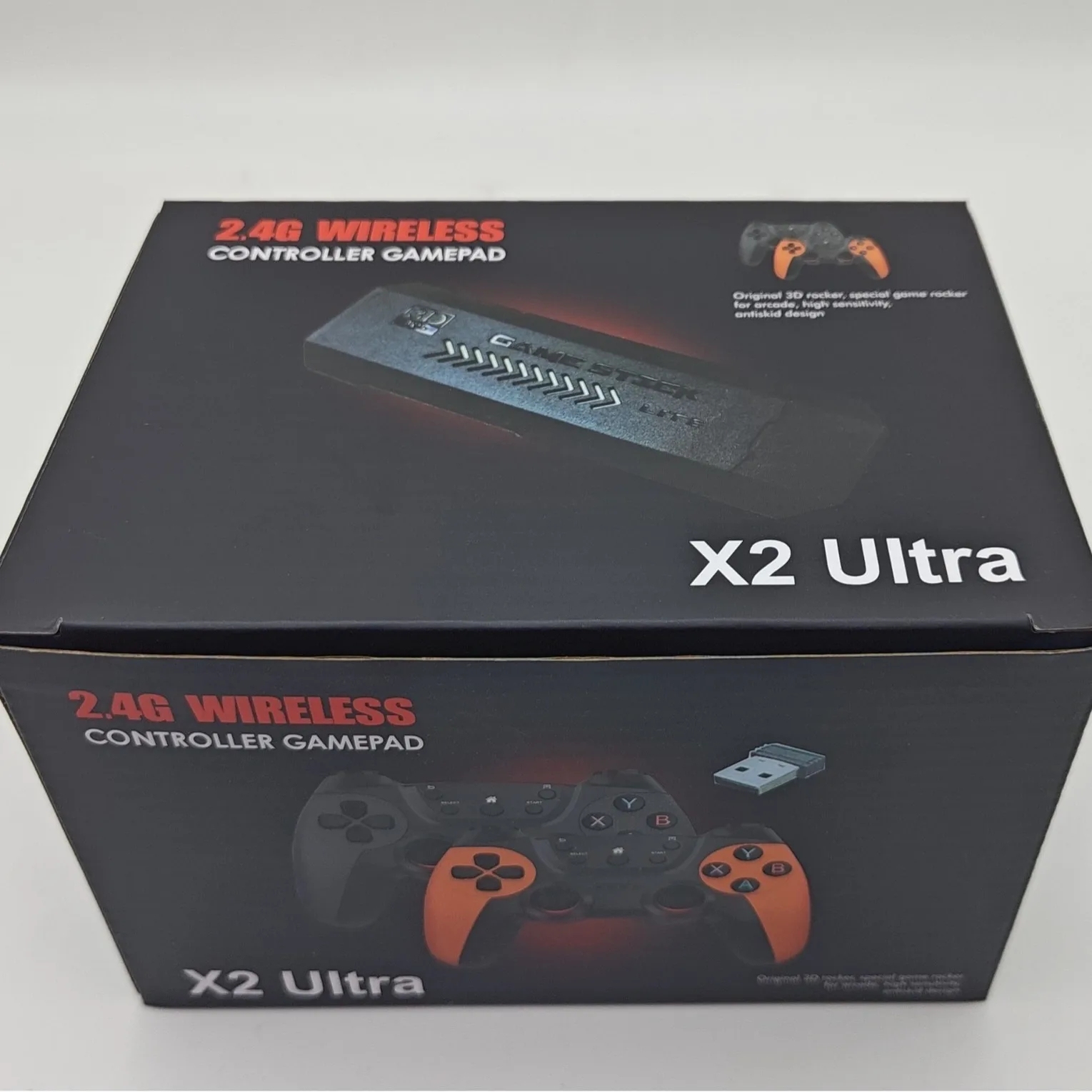 

2025hot sale Cross-border explosion, small color box, small package X2ultra video game console, wireless handle 45000 games