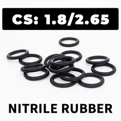 CS 1.8/2.65mm O-ring thickness cross section NBR Nitrile rubber sealing gasket rubber washer ring wholesale in specifications