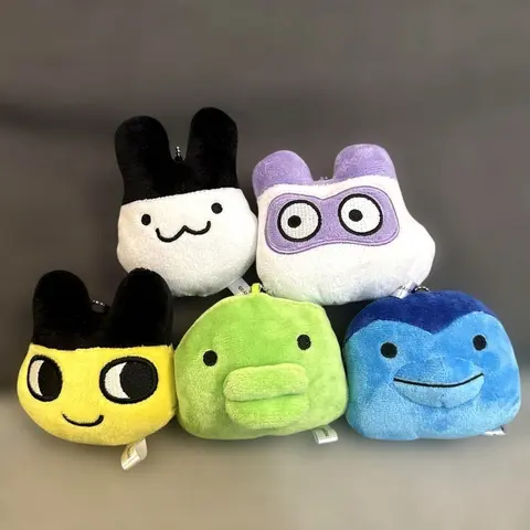 In Stock Tamagotchi Japanese Genuine Bandai Cute Cartoon Plush Toy Twist Egg Decoration Pendant Collectible Toys Birthday Gifts