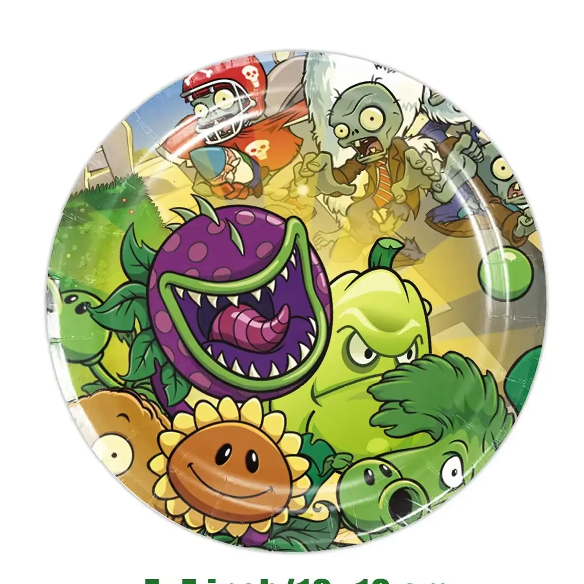 Plants vs. Zombies Birthday Party Decoration Hot Game Happy Birthday Banner Cup Plate Balloons for Kids Favor Gifts Baby Shower view 3