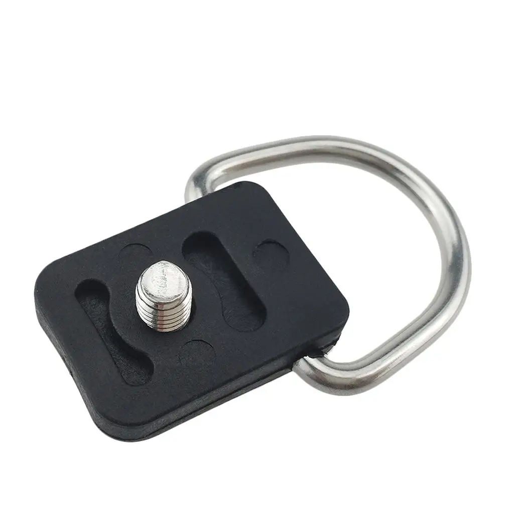 الفولاذ المقاوم للصدأ الزورق كاياك D-حلقة الصيد تزوير اكسسوارات للقوارب #3