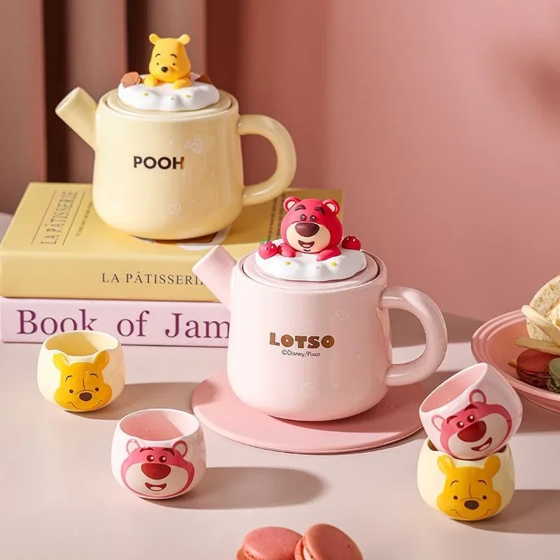 

Новая керамическая чашка для чая с Винни из мультфильма, детская чашка для воды, прекрасный подарок