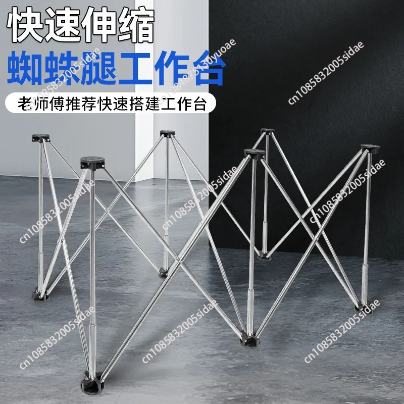 Table Leg Bracket Folding Heavy Duty Durable Adjustable High Strength Compact for Luggage Compartment Partition
