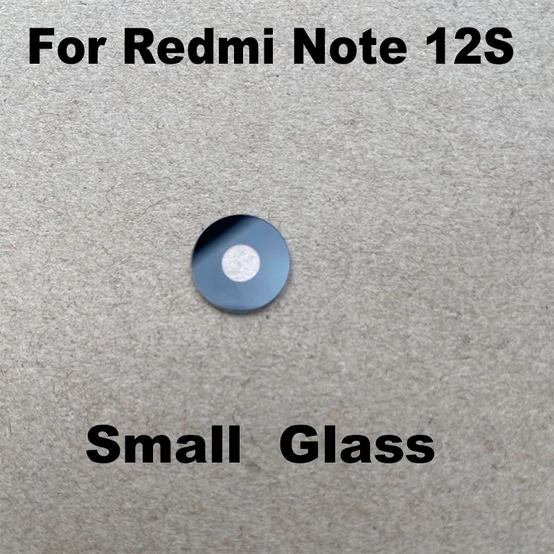 1PCS For Xiaomi Redmi Note 12S Back Camera Lens Glass Rear Cover With Frame Holder Ahesive Sticker Replacement Global