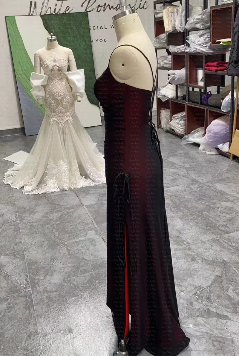 실제 사진 빈티지 이브닝 드레스 매력적인 여성 정장 나이트 웨딩 파티 댄스 파티 드레스 90s 맞춤형 베스 티드 드 Noche