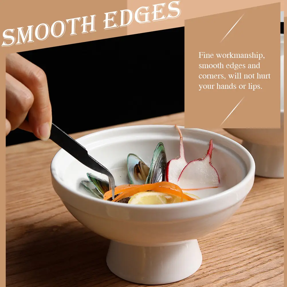 Ceramic Soup Bowl Stew Pot High-Class Heat Resistant Bird's Nest Steamed Egg Serving Bowl with Lid for Family Restaurant