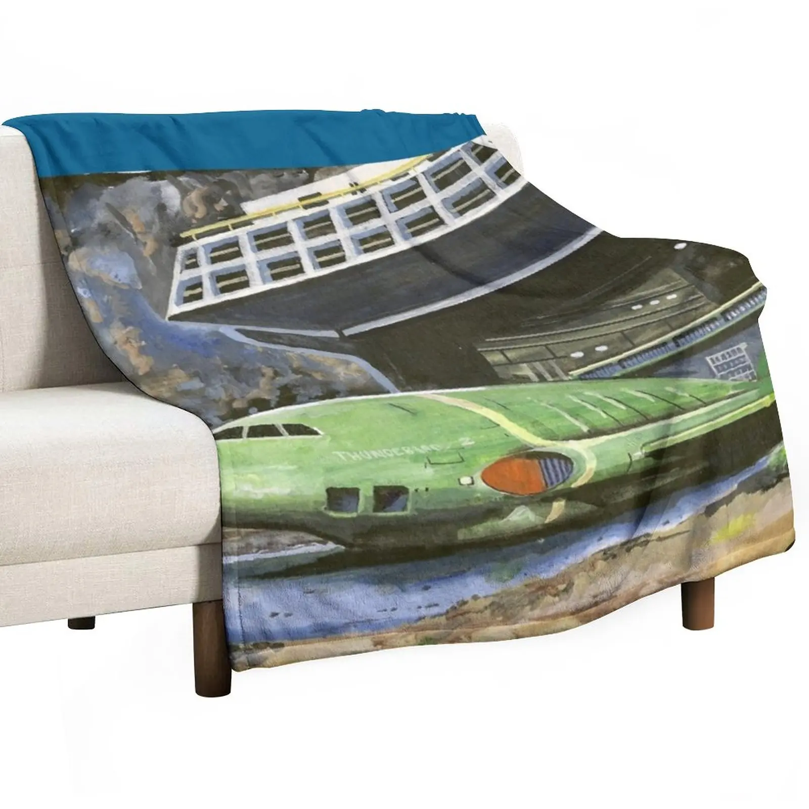 

Thunderbird 2 from Thunderbirds Throw Blanket Blanket Luxury Fluffy Soft Blankets For Sofa Thin