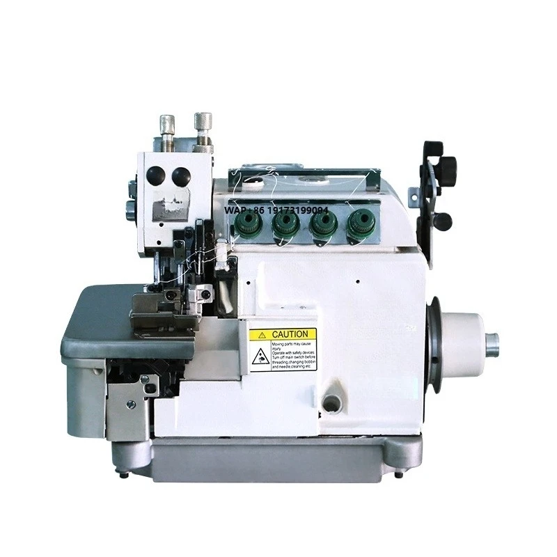 Máquina de Costura Reta Industrial Direct Drive GC5224EXT-DN-30 com 5 Fios, Alimentação Superior Variável e Overlock para Confecção de Roupas