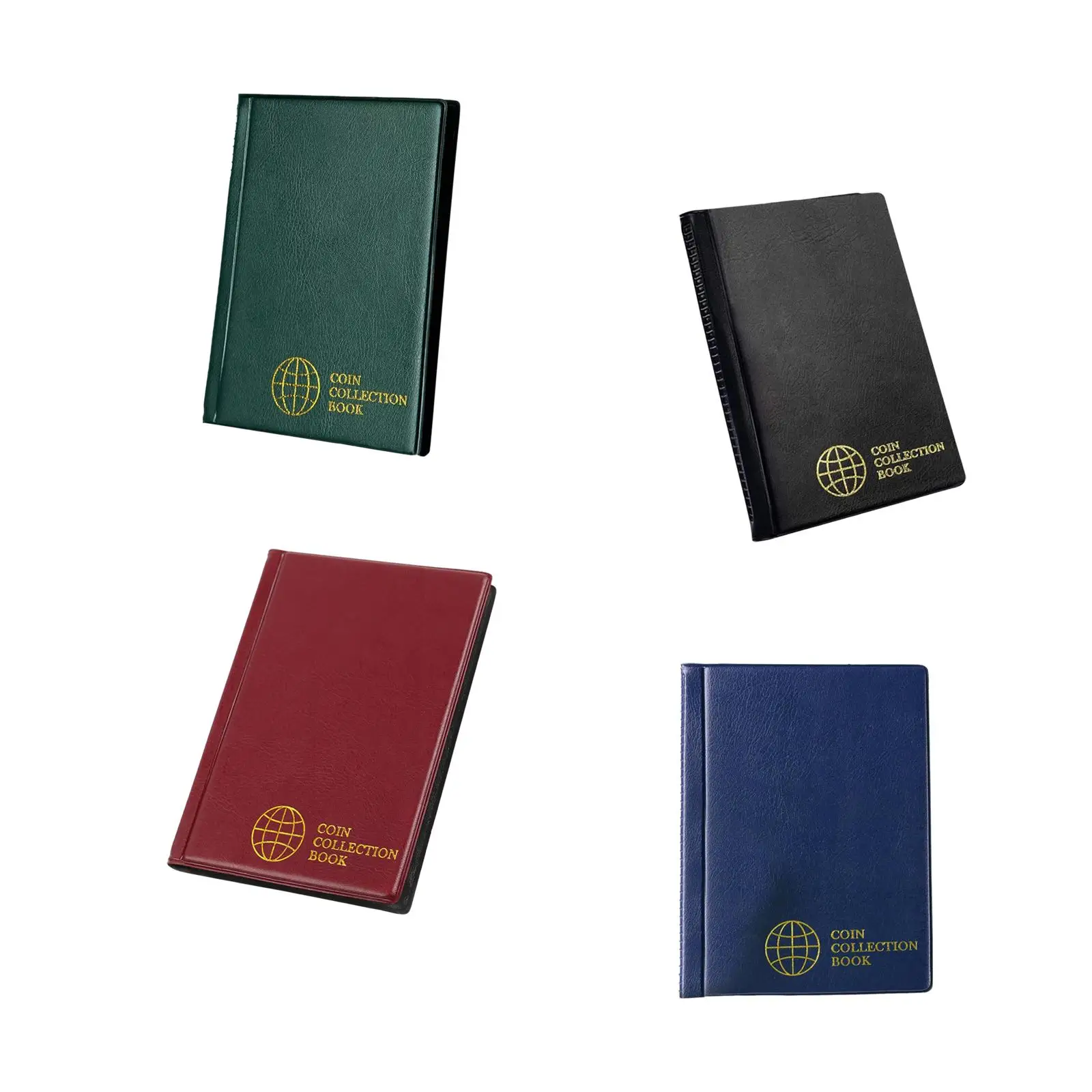 

Альбом для сбора монет, чехол для валюты, 60 карманов, карман для денег, пенни, карманная книга для хранения для коллекционеров, билл, монета, четверти, штамп