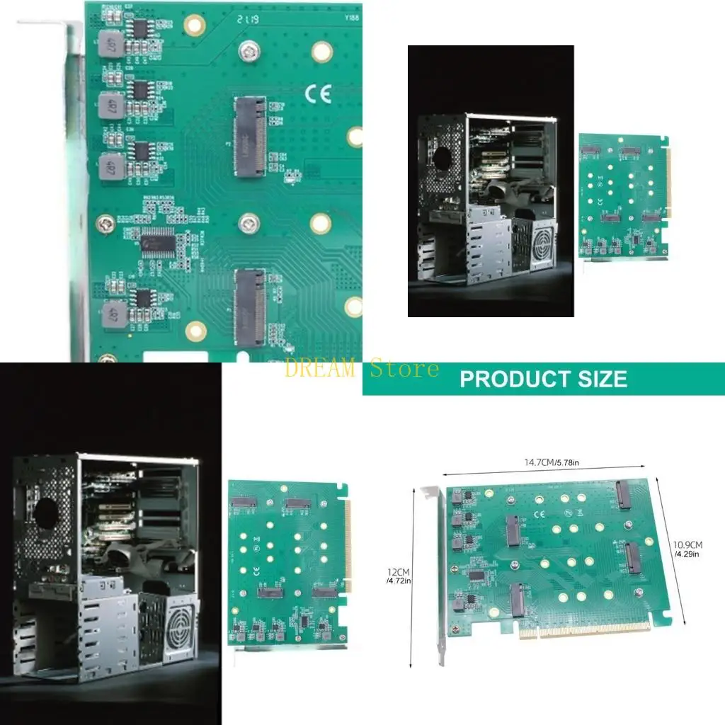 

4 Port PCIE до 4 NVME M.2 M MARE CARD Оптимизирована для серверов рабочие нагрузки и избыточность данных лучшая продажа